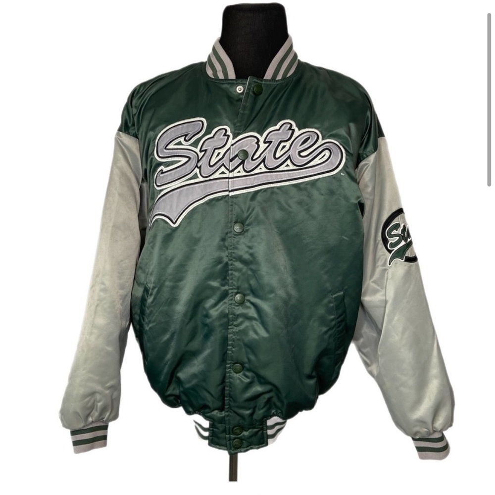 Michigan State Varsity Style Bomber Jacket - Men's Style XL